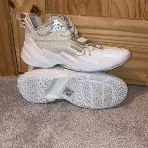 I’m selling Jordan branded basketball shoe and they have great grip.